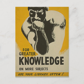 Carte Postale Promouvoir la lecture