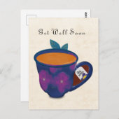 Carte Postale Prompt rétablissement  (Devant / Derrière)