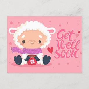 Carte Postale Prompt rétablissement adorable