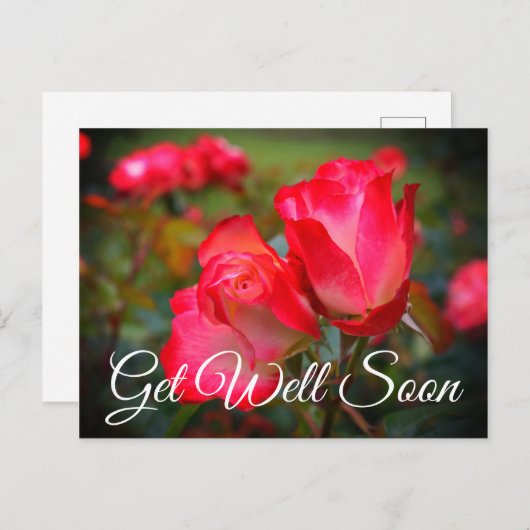 Carte postale : Prompt rétablissement Cherry Parfa (Devant / Derrière)