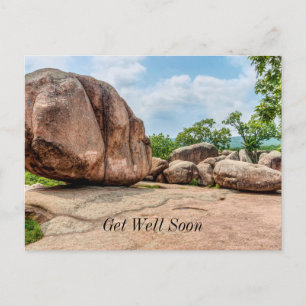 Carte postale "Prompt rétablissement" du parc d'Ét