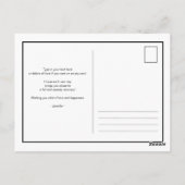 Carte Postale prompt rétablissement ours polaire lapin aquarelle (Dos)