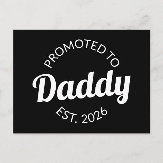 Carte Postale Promu À Daddy Est. 2026 I (Devant)