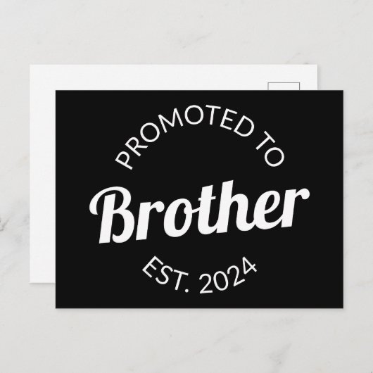 Carte Postale Promu À Frère Est. 2024 I (Devant / Derrière)