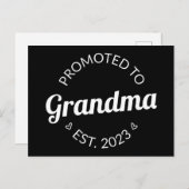 Carte Postale Promu À Grand-Mère Est. 2023 I (Devant / Derrière)