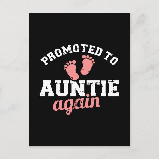 Carte Postale Promu à nouveau à tante (Devant)