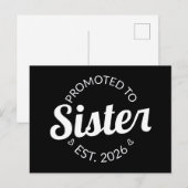 Carte Postale Promu À Soeur Est. 2026 I (Devant / Derrière)