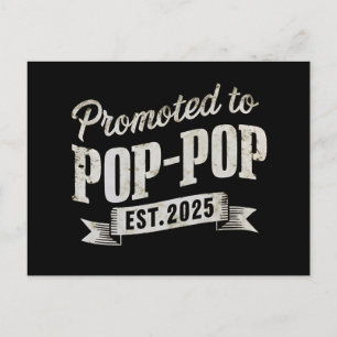 Carte Postale Promu chez Pop-Pop Est 2025 Première fois Pop-Pop