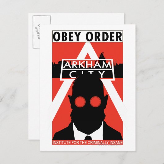 Carte Postale Propagande AC - Obéir à l'ordre (Devant / Derrière)