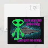 Carte Postale prope alien (Devant / Derrière)
