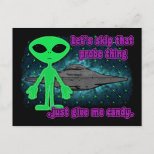 Carte Postale prope alien