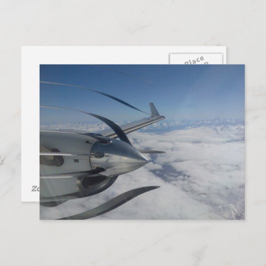 Carte postale Propeller déroutée (Devant / Derrière)