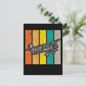 Carte Postale Propeller Plane Retro Airplane Enthusiast (Debout devant)