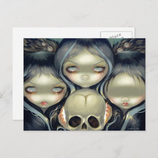 Carte postale "Prophétie sans sens" (Devant / Derrière)