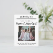 Carte Postale Proposition d'agent personnel, Elegant Newspaper (Debout devant)