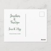 Carte Postale Proposition d'une servante botanique de verdure si (Dos)