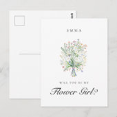 Carte Postale Proposition Fleur sauvage de printemps (Devant / Derrière)