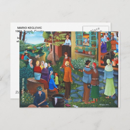 Carte Postale Proposition, Mario Keglevic Art (Devant / Derrière)