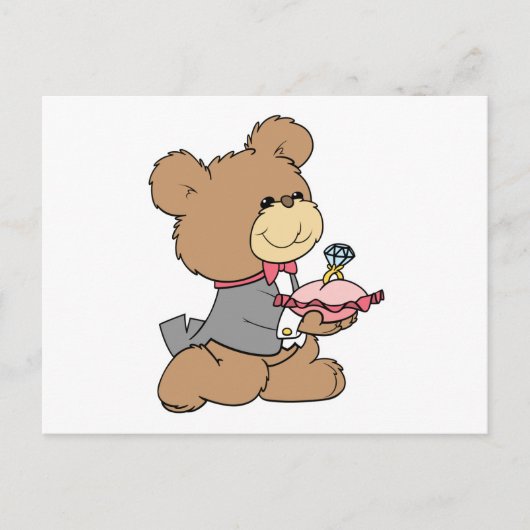 Carte Postale proposition ou conception de l'ours en peluche por (Devant)