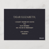 Carte Postale Proposition Rustique d'or et de mauve d'domestique (Dos)