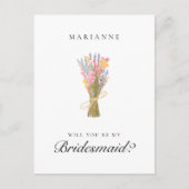 Carte Postale Proposition simple d'aide d'Fleur sauvage (Devant)