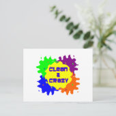 Carte Postale Propre et fou (Debout devant)