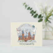 Carte Postale Propriété de Hogwarts Bande Dessinée Graphique (Debout devant)