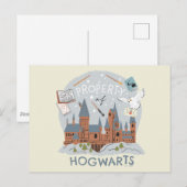 Carte Postale Propriété de Hogwarts Bande Dessinée Graphique (Devant / Derrière)