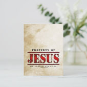 Carte Postale Propriété de Jésus (Debout devant)
