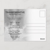 Carte Postale Propriétés de transformation (Dos)