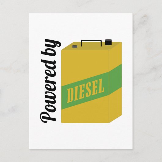 Carte Postale Propulsé par (Devant)