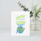 Carte Postale Propulsé par le vert : prospérer avec la nature" (Debout devant)