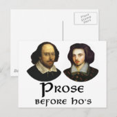 Carte Postale Prose avant Ho's (Devant / Derrière)