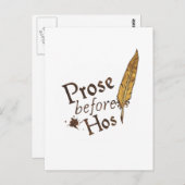 Carte Postale Prose avant Hos (Devant / Derrière)