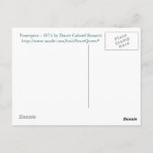 Carte Postale Proserpine par Dante Gabriel Rossetti (Dos)