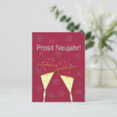 Carte Postale Prosit Neujahr (Debout devant)