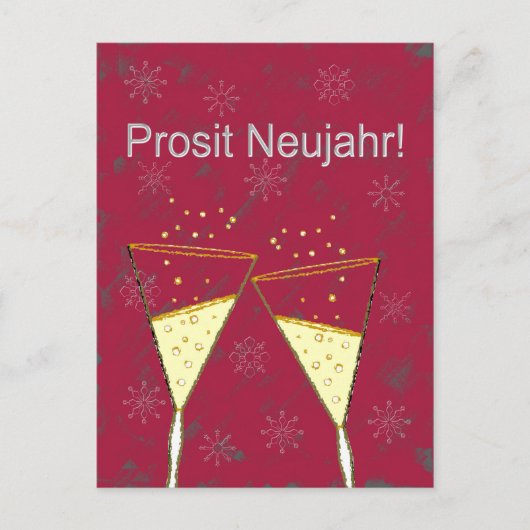 Carte Postale Prosit Neujahr (Devant)