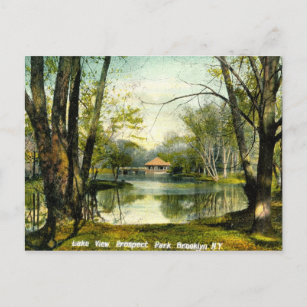 Carte Postale Prospect Park, Brooklyn NY, 1908 Vintage