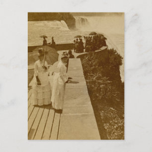 Carte Postale Prospect Point Niagra Falls Vintage Stereoview