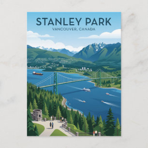 Carte Postale Prospect Point, parc Stanley Vancouver Canada