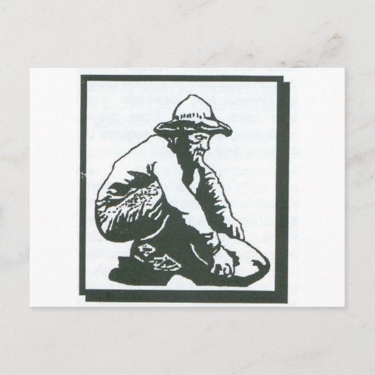 Carte Postale prospecteur (Devant)