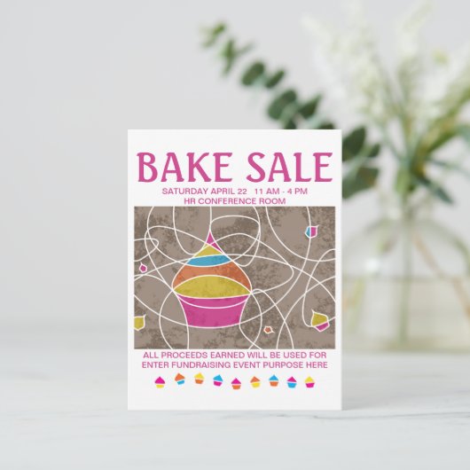 Carte Postale prospectus de vente (Debout devant)