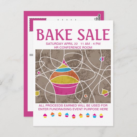 Carte Postale prospectus de vente (Devant / Derrière)