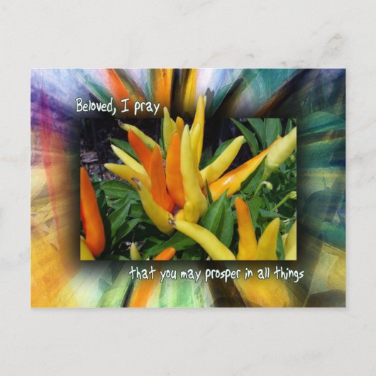 Carte Postale Prosper dans toutes les choses (Devant)