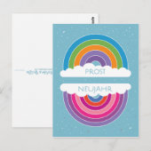 Carte Postale Prost Neujahr (Devant / Derrière)