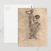 Carte Postale Prostitution et folie dominent le monde (Devant / Derrière)