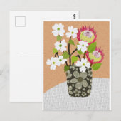 Carte postale Protea et Dogwood (Devant / Derrière)