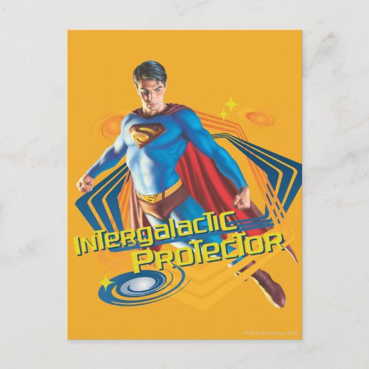 Carte Postale Protecteur intergalactique Superman (Devant)