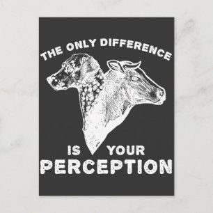Carte Postale Protection des animaux Perception des militants de