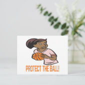Carte Postale Protéger La Boule (Debout devant)